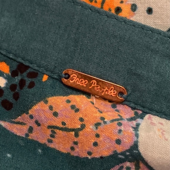 Free People Tuscan Dreams Printed Tunic sz M - Picture 14 of 15